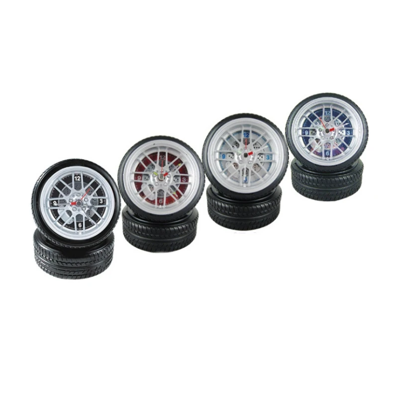 Креативные автомобильные шины будильник детские игрушки подарки часы для