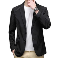 new fashion spring summer smart casual suits blazer men leisure slim fit korean style blazer male clothing