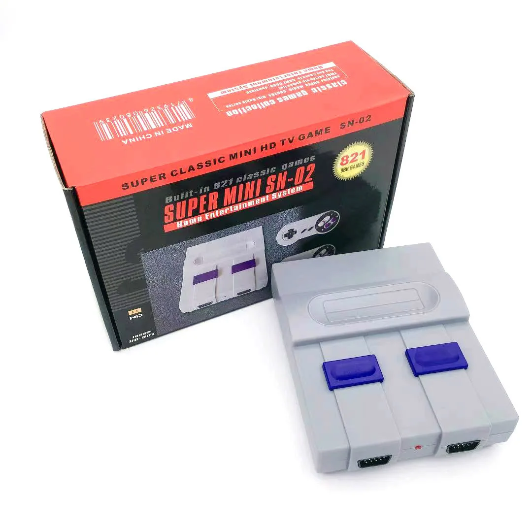 Ewwke 8Bit Mini HDMI-compatible TV Retro Video Game Console Built-in 821 Classic for NES Games Dual Gamepad Player | Электроника