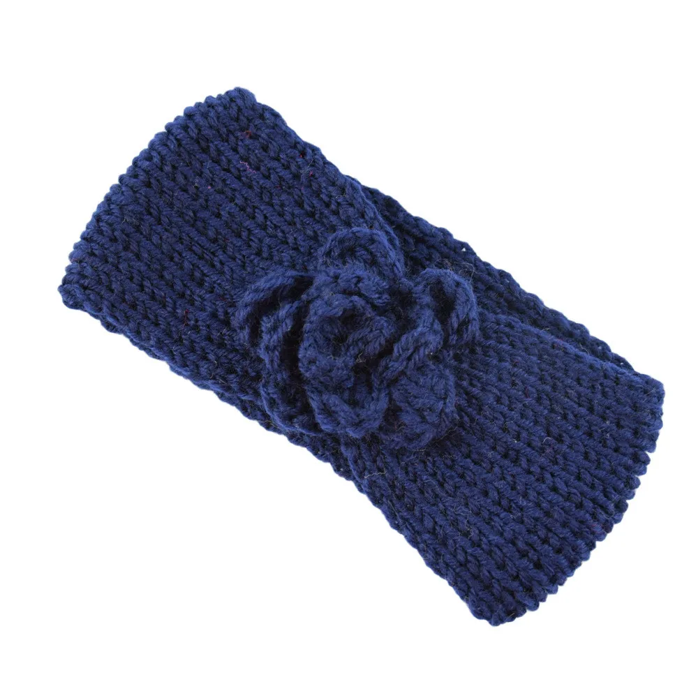 Милые аксессуары для волос малышей однотонная повязка маленьких девочек Теплая