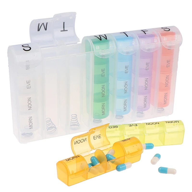 Органайзер для таблеток на 7 дней 28 отделений | Красота и здоровье
