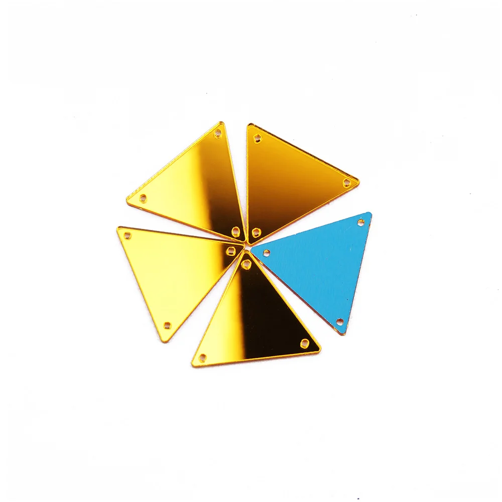 Акриловые зеркальные бусины Стразы для пришивания 30 шт.|Стразы| |