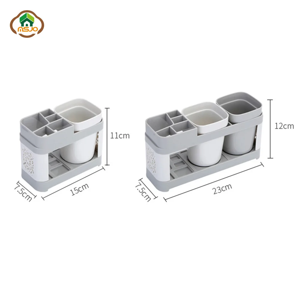 Держатели для зубной щетки и пасты MSJO чашка пары набор ванной комнаты полоскания