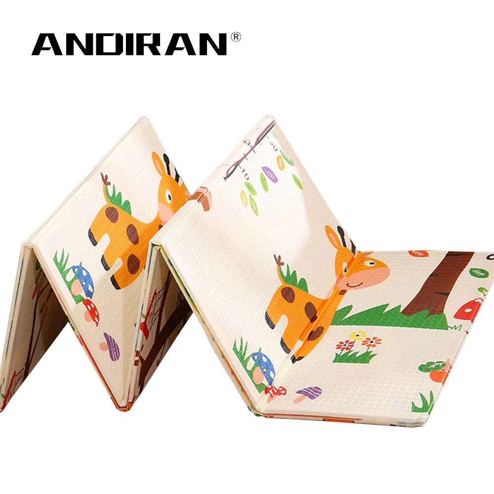 Складной детский игровой коврик складной ползающий XPE для детской комнаты