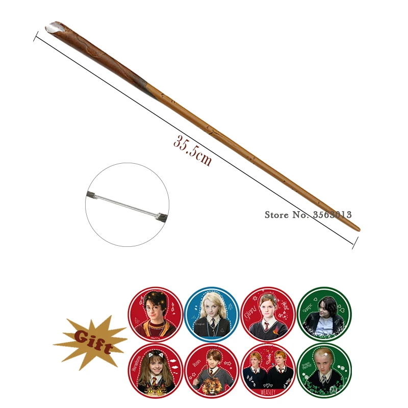 

33 Kinds of Wands Colsplay Metal/Iron Core Dumbledore Magical Wand Varinhas Kid Magic Wand No Box with Gift Prop
