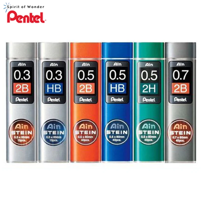Автоматический карандаш Ain STEIN 0 3 | 5 7 9 мм черный полимерный 1 шт. Япония PENTEL