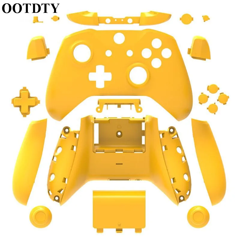 Чехол OOTDTY для Xbox One Slim сменный комплект с полным корпусом и кнопками матовый чехол