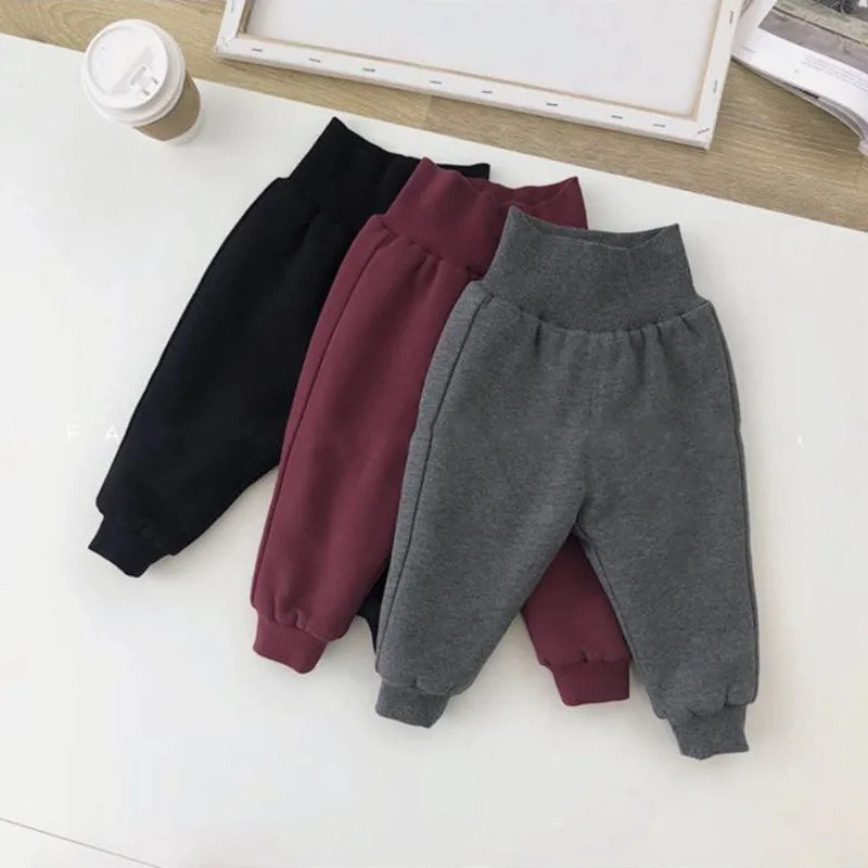 Теплые флисовые штаны для мальчиков и девочек 1-3 лет на зиму 2019 | Мать ребенок