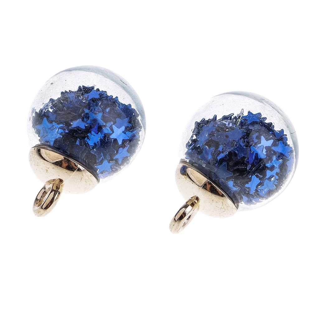 20 шт лучшие подвески в виде стеклянного шара со звездой для ожерелья браслеты
