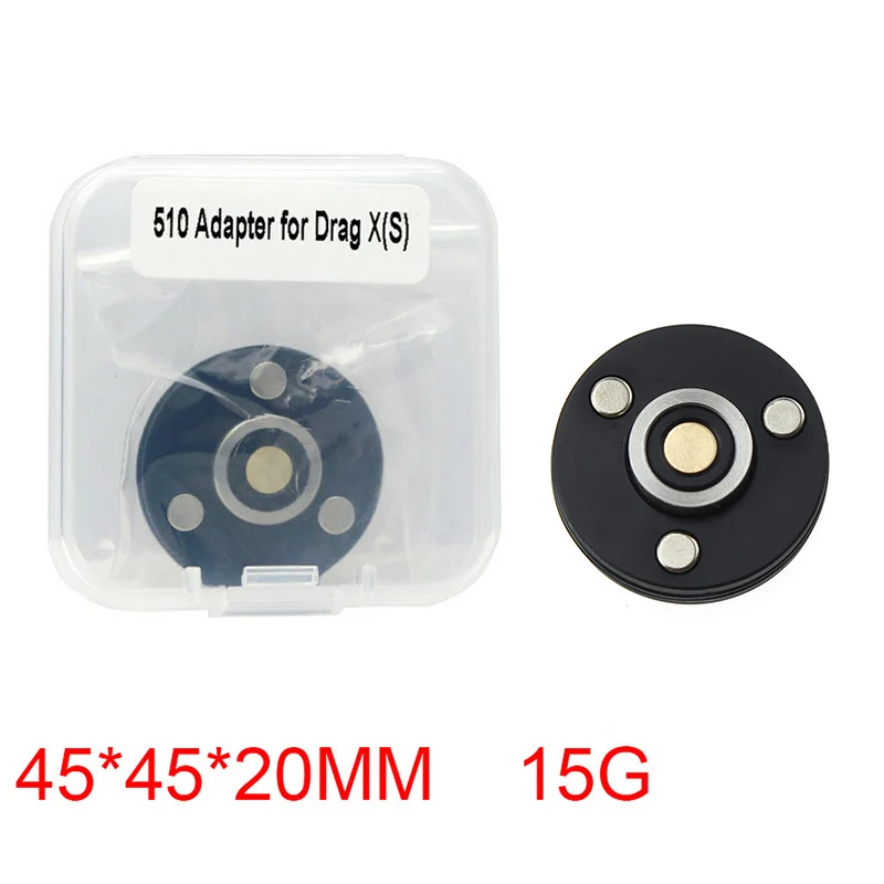 510 адаптер для Drag X S Vape Pod Kit Магнитный соединитель Brass RDA RTA Ecig Аксессуары Розничная