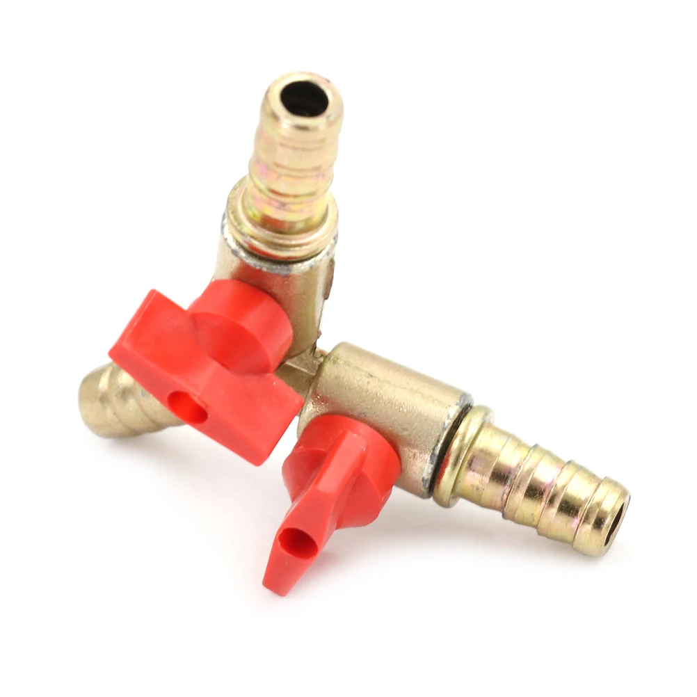 

Clamp Fitting Hose Barb Fuel Water Oil Gas For Garden Irrigation Automotive 3/8" 10mm Brass Y 3-Way Shut Off Ball Valve