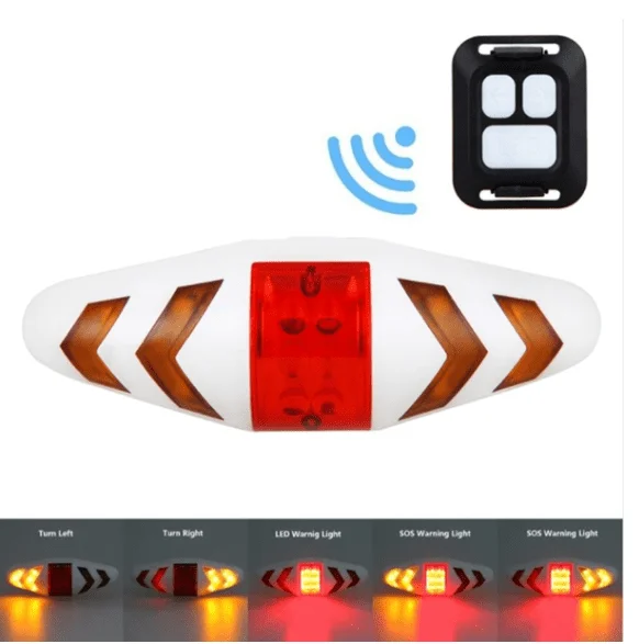 USB мигалка лампа LED велосипедный задний фонарь Лазерный указатель поворота и