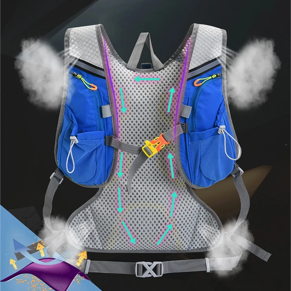 Жилет для бега Hydration рюкзак 10 л жилет Ultra Trail марафона и мягкая колба 500 мл | Спорт