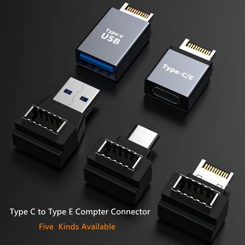 

USB 3.1 Front Panel Header Type E to USB C Type C Expansion Cable Adapter Connector for Desktop Computer Motherboard Plug