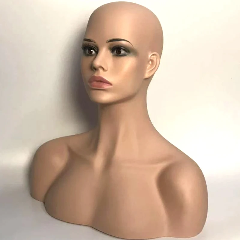 Реалистичный манекен женщина с подставкой и булавкой женская модель головы очки