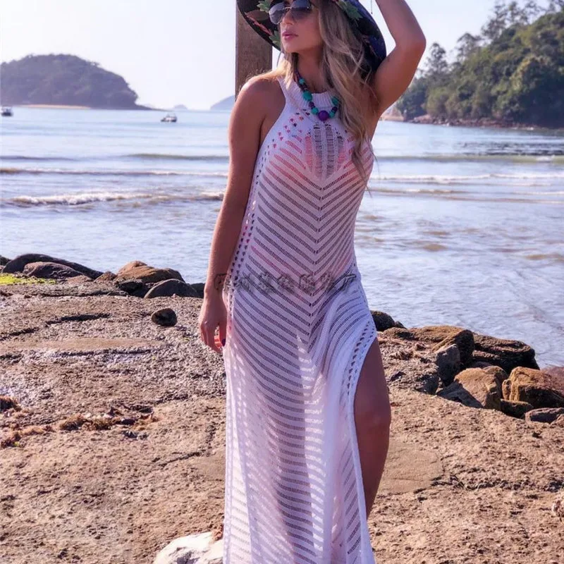 Туника De Praia 2020 купальный костюм накидка для женщин плюс размер купальник Пляжные