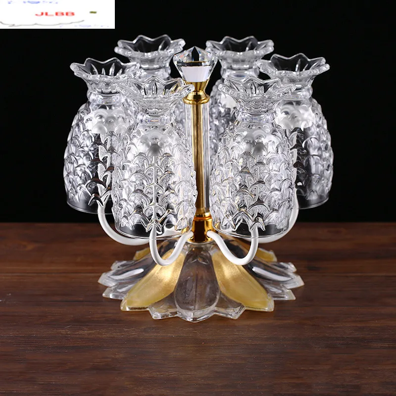 Металлический Подстаканник для стаканов стеллаж напитков в гостиную