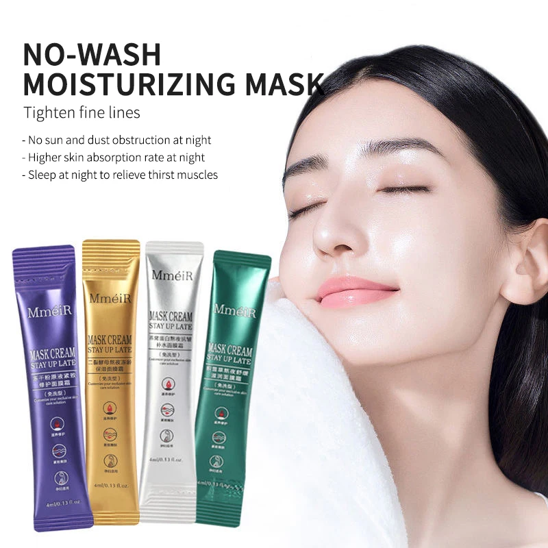20 шт. No wash ночная маска для лица на основе центеллы азиатской увлажняющий