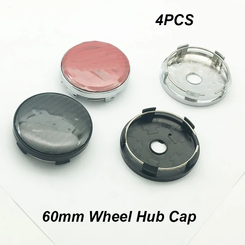 Колпачки для ступицы колеса хромированные 4 шт. 60 мм 2 36 дюйма Passat B6 B7 CC Golf MK5 MK6