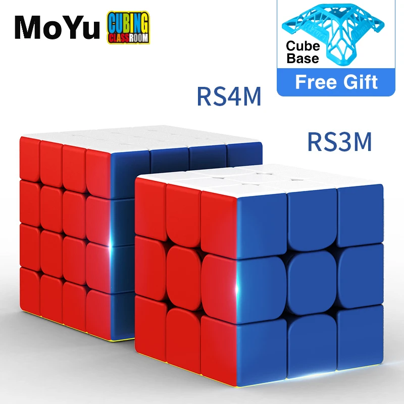 

2020 MoYu RS4 M Magnetic 4x4x4 Magic Cube MF4RS4 M 4x4 Magico Cubo RS3M Magnetic Cube 4*4 Speed Puzzle Toys for Children