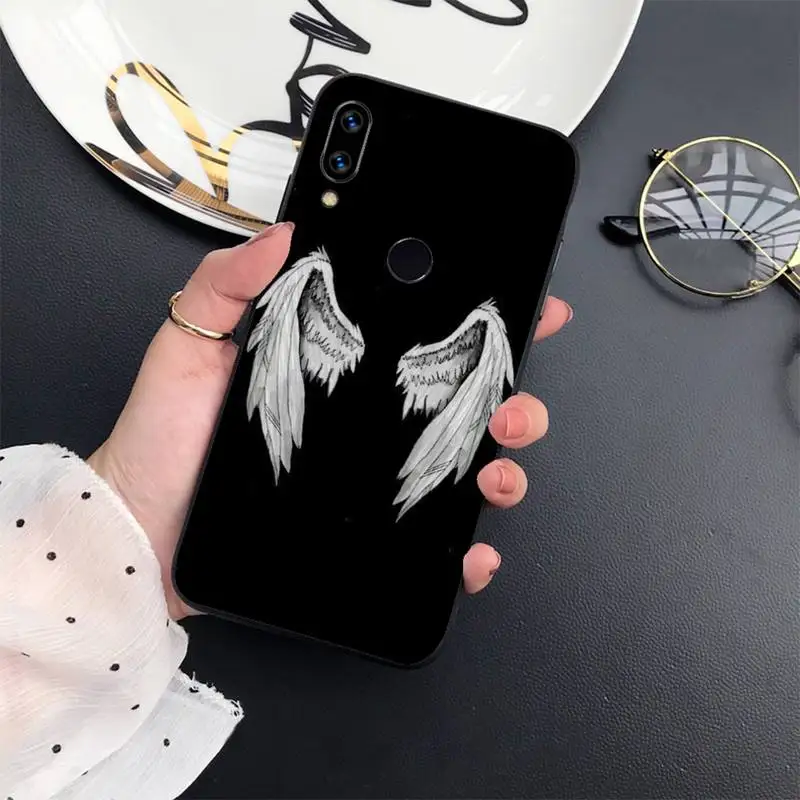 

Angelin white Phone Cases For Xiaomi Redmi Note 4 4x 5 6 7 8 pro S2 PLUS 6A PRO