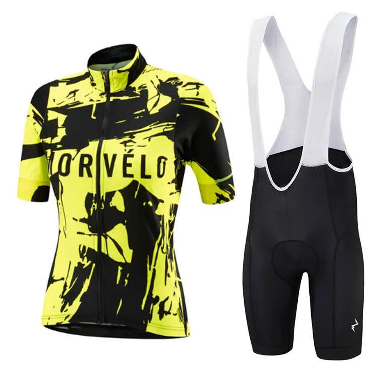 

Summer women's short-sleeved suspender suit cycling jersey cycling kit women mountain bike