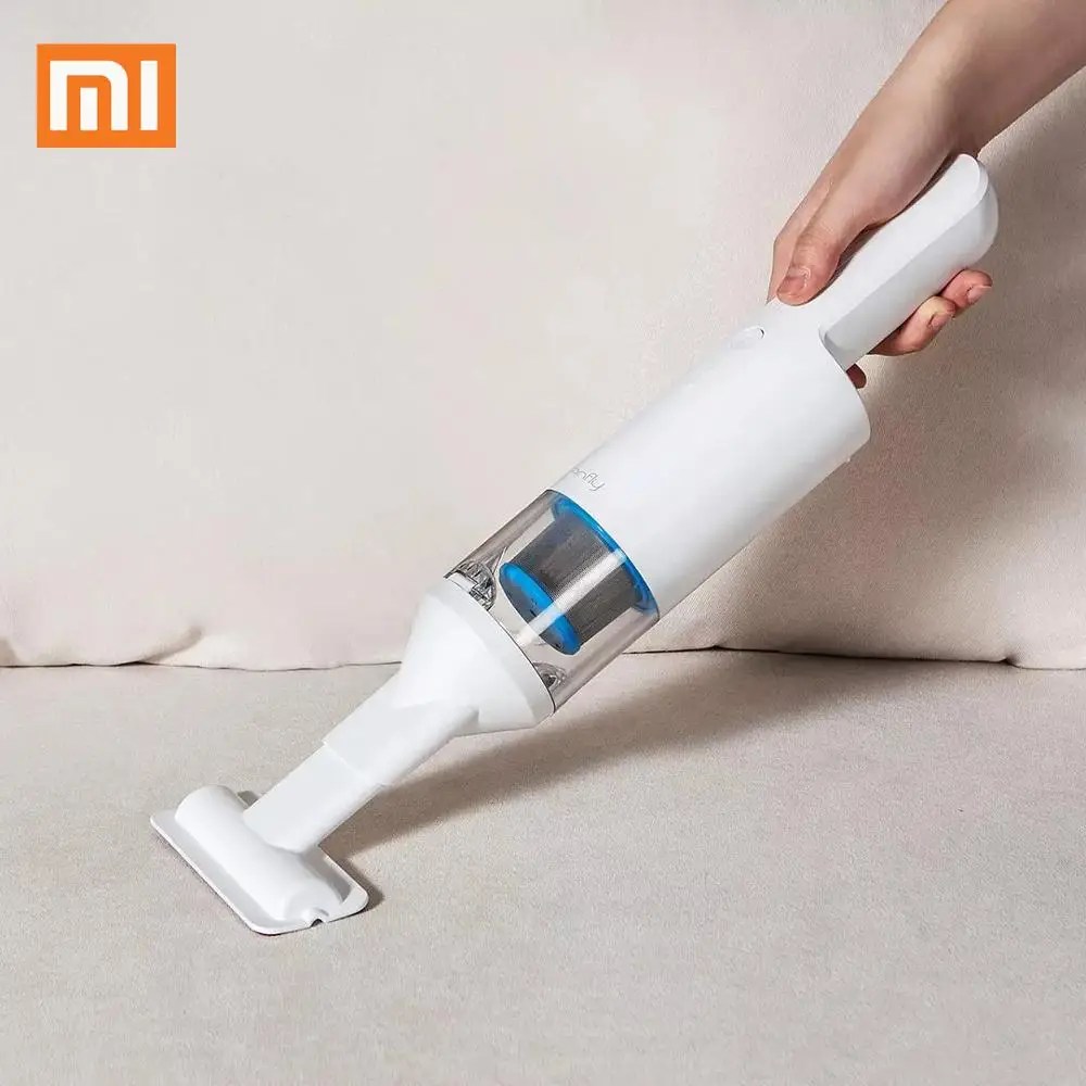 Портативный пылесос XIAOMI Cleanfly FV2 белый домашний Автомобильный Ручной 16800 па мини