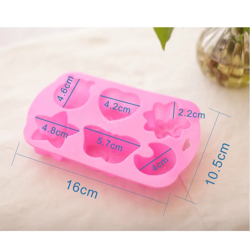 Новый Еда Класс Fondant (сахарная) торт силиконовые формы сердца форма лунной звезды