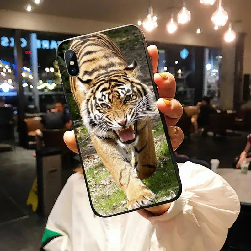 

Lion tiger Fashion cool Animal Coque high quality Phone Case shell for iPhone 11 12 pro XS MAX 8 7 6 6S Plus X 5S SE 2020 XR