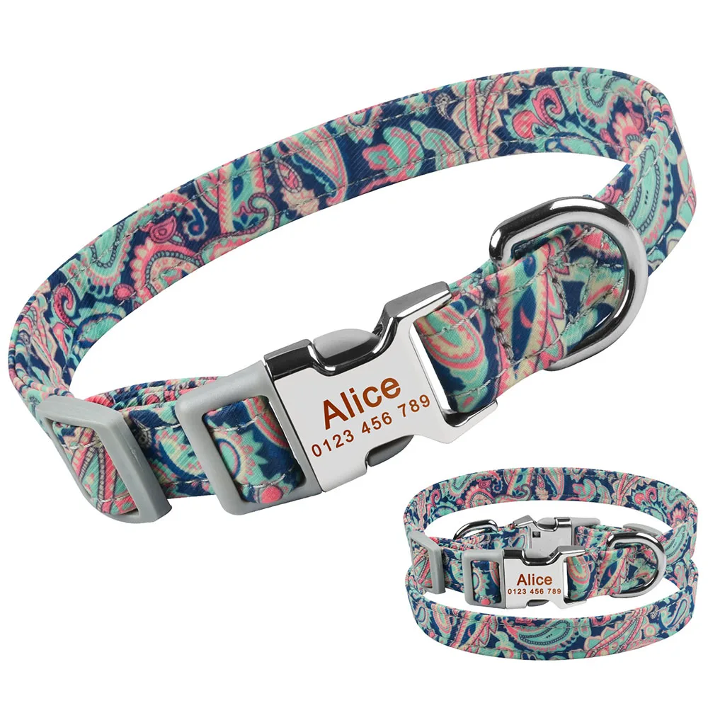 AiruiDog маленький собачий ошейник большого размера персонализированный мужской и