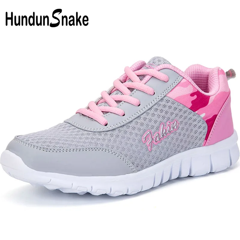 

Hundunsnake Summer Women's Sneakers Grey Mesh Running Shoes Women Sport Shoes For Women Lightweight Ladies Sports Shoes Gym T273