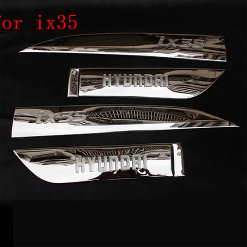 ABS хромированный корпус боковая молдинги Боковая дверь украшение для Hyundai ix35 2009