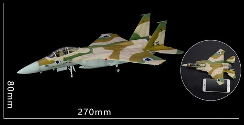 1/72 весы Lockheed Martin F15I aushan F 15 военный истребитель самолет с базой сплав модель самолета игрушка для взрослых дисплей коллекция