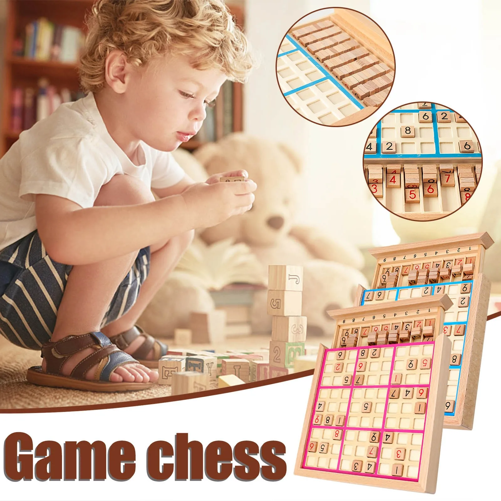Математические Игрушки Jiugong решетчатая игра в судоку шахматы для взрослых