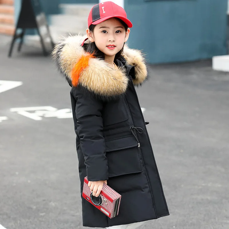 Детская куртка для девочек коллекция 2019 года осенне зимняя пальто теплая верхняя