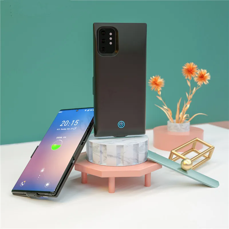 7000mAh Battery Charger Case for Samsung Galaxy Note 10 Pro Rose Gold High Capacity External Power Cases For Galaxy Note 10