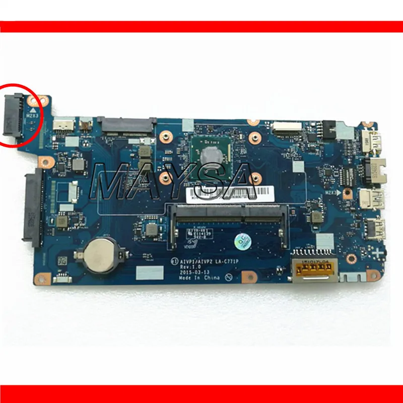 Материнская плата AIVP1/AIVP2 подходит для Lenovo 100 15IBY ноутбука с ЦП N3540 DDR3L 100%