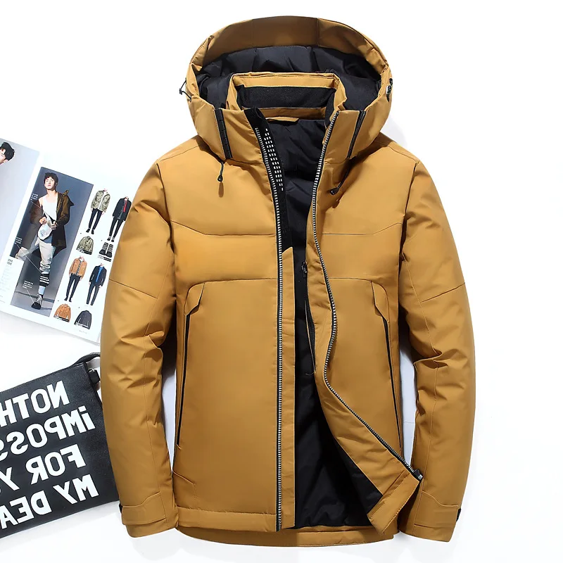 Мужской повседневный пуховик толстая парка верхняя одежда для зимы 2019|Мужские