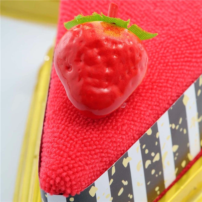 

10sets Creative Candy Shape Towel Gift Present Soft Face Towel Gift Textile Wedding Valentine's Gift Decoration Wedding supplies