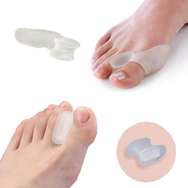 

Toes Thumb Orthosis Silicone Gel Toe Bunion Protector Foot Care Tools Finger Toe Separator Hallux Valgus Bunion Corrector