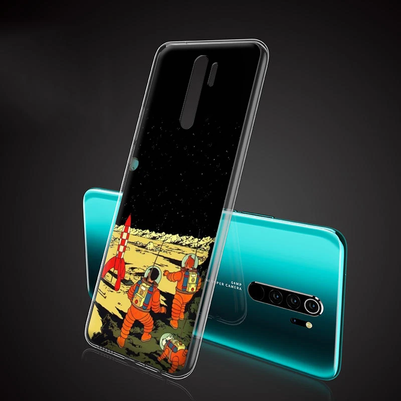 Силиконовый чехол The Adventure of Tintin для Xiaomi Redmi Note 9 Max 8T 8 7 6 5A 5 4X Pro Prime|Бамперы| |