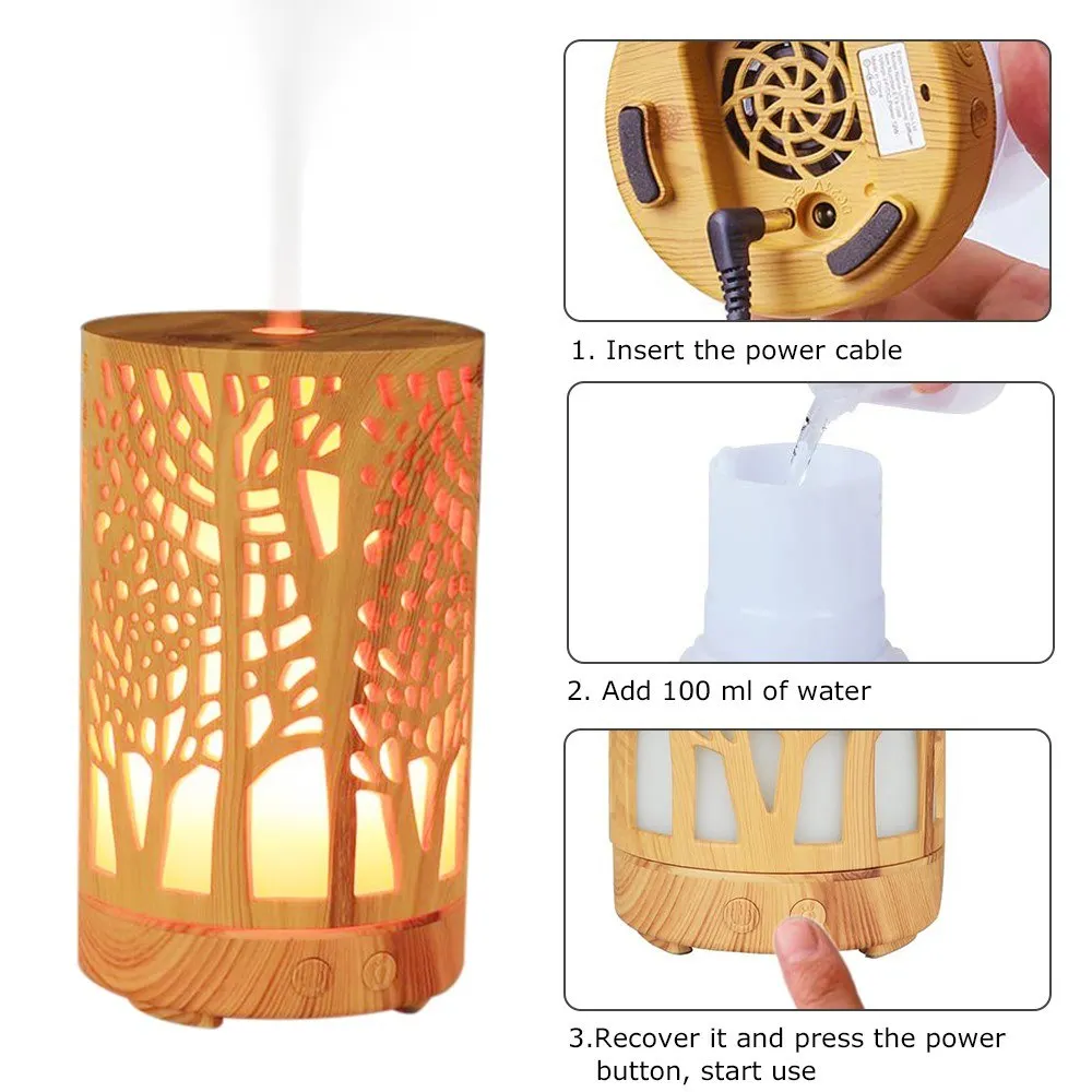 Ультразвуковой увлажнитель Ароматерапевтический аппарат для ароматерапии с