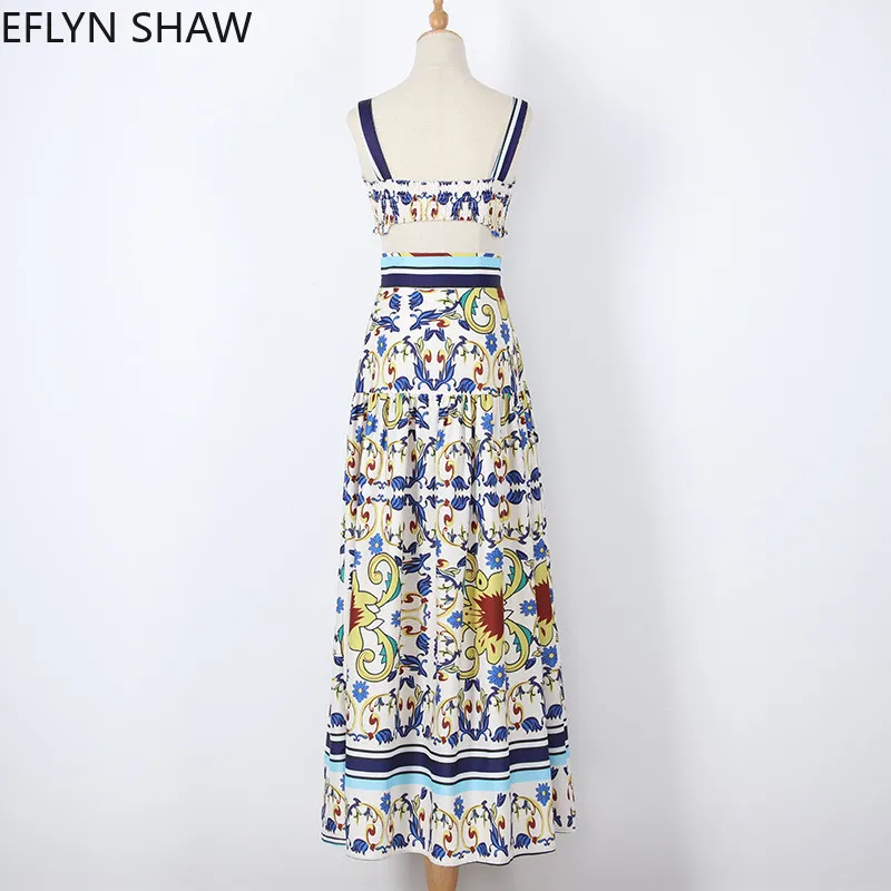 Модные Для женщин 2 шт наборы для ухода за кожей 2019 летние Ins кроп топ с длинными