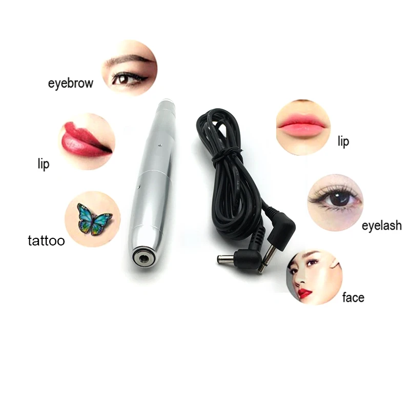 

Pink/siliver Rotary Attoo Machine Pen Swiss Motor Japan Bearing Permanent Makeup Pen or Needle for Face /body