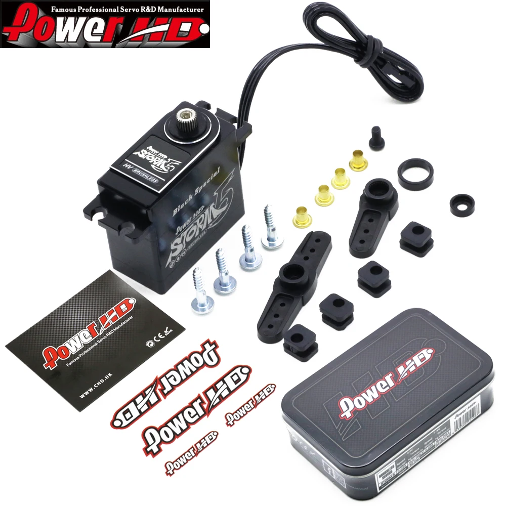 Мощный цифровой бесщеточный сервопривод HD STORM 5 6 7 4 В с высоким крутящим моментом