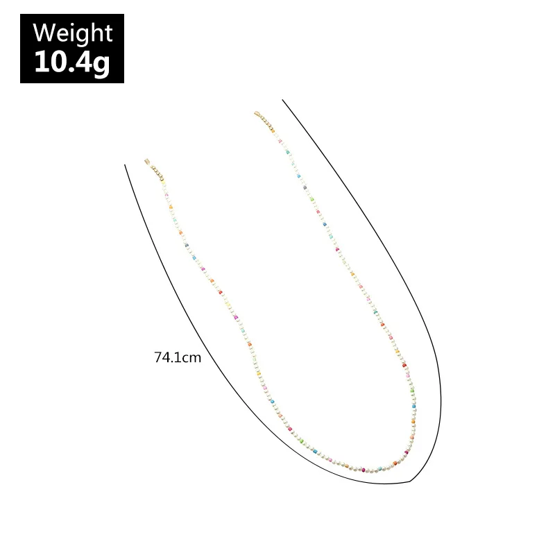 

Bohemian Style Color Beads Imitation Pearls Lanyard Hold Straps Cords Reading Glasses Chain Fashion Women Sunglasses Accessories