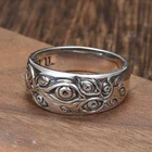 Мужское кольцо в стиле ретро, хип-хоп, панк, модные кольца для женщин, готическое, с гравировкой демонический глаз, ретро хипстерское кольцо