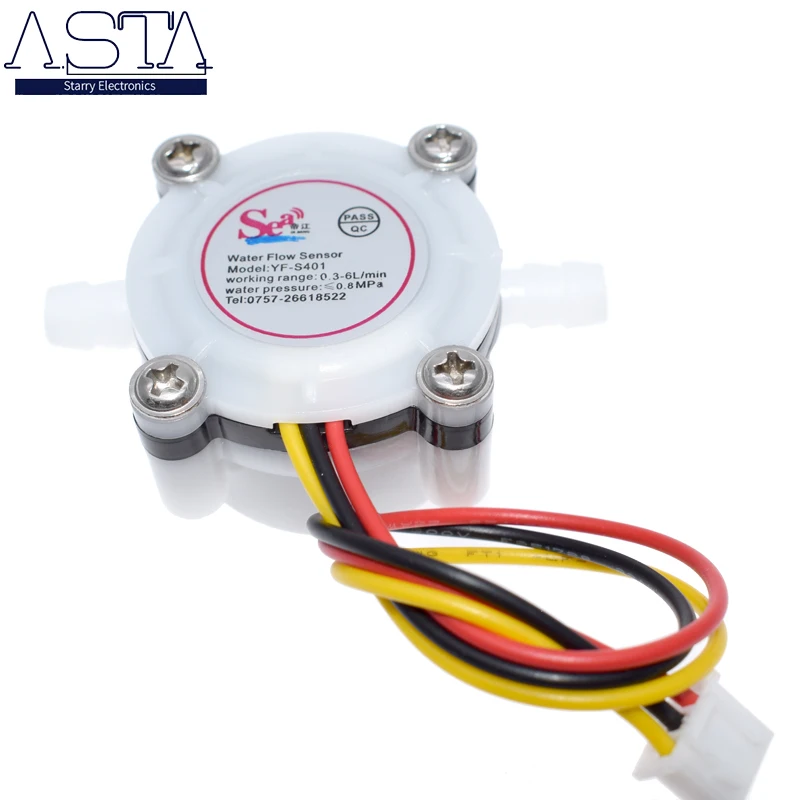 Датчик расхода воды и кофе счетчик расходомера 0 3-6l/мин внутренний диаметр 2 мм I81 |