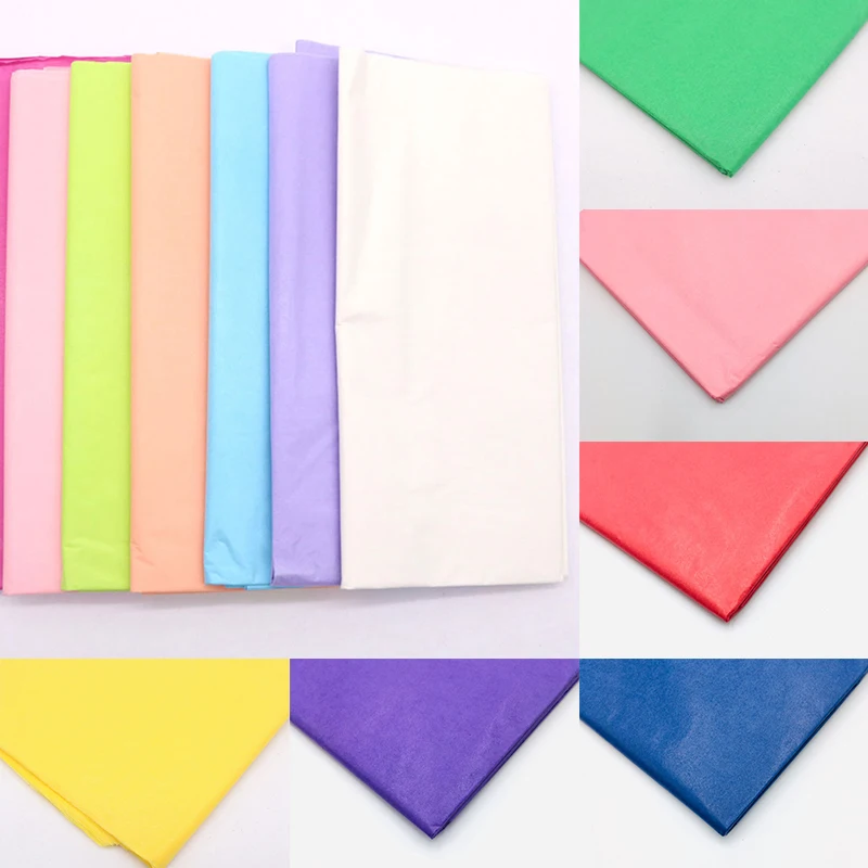 10 шт. 50x66 см Сидней Бумага тонкий листы Подарочная Коробка Букет упаковка поделки