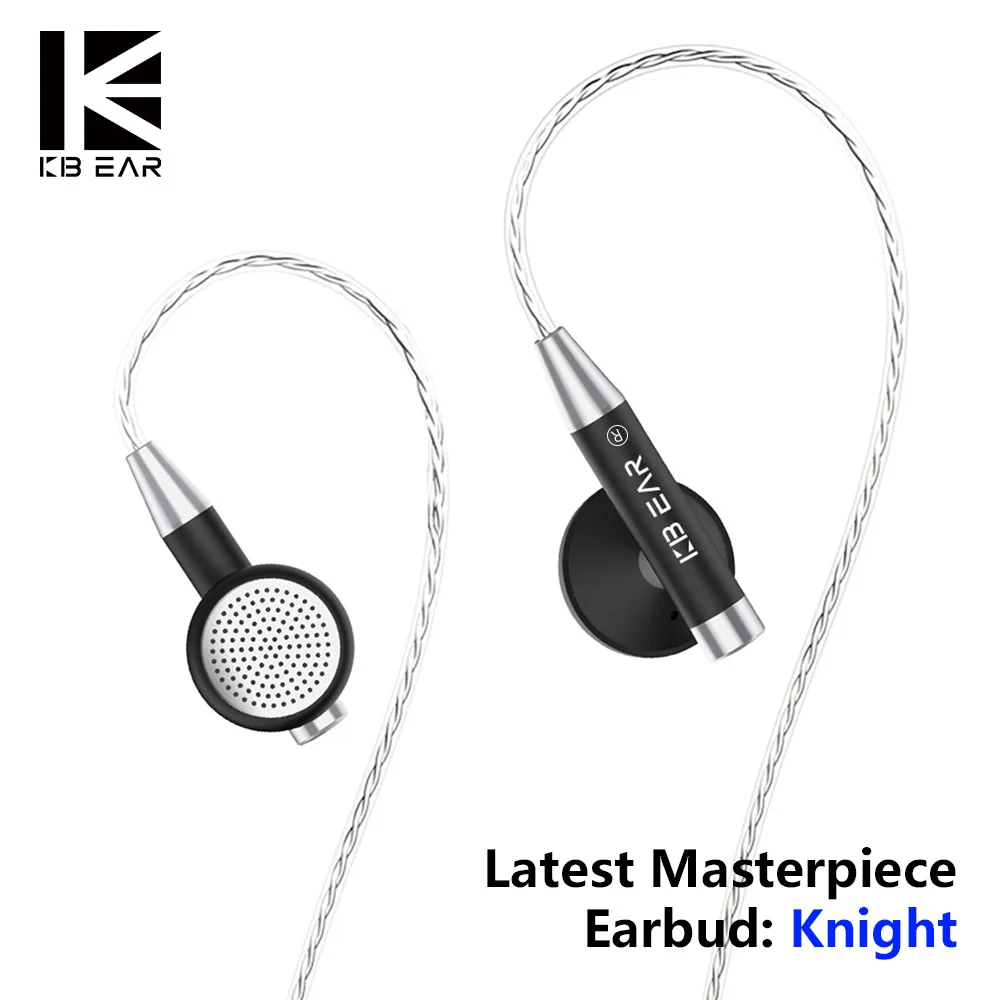 Наушники вкладыши KBEAR Knight с корпусом из алюминиевого сплава высокочистый